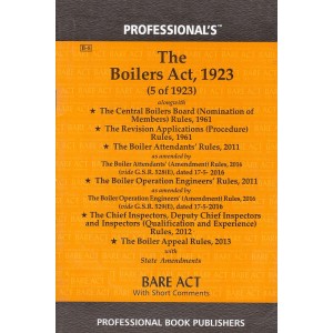 Professional's The Boilers Act, 1923 Bare Act